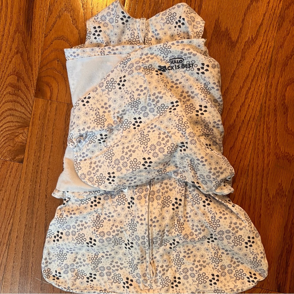 Halo SleepSack Swaddle with Floral Design